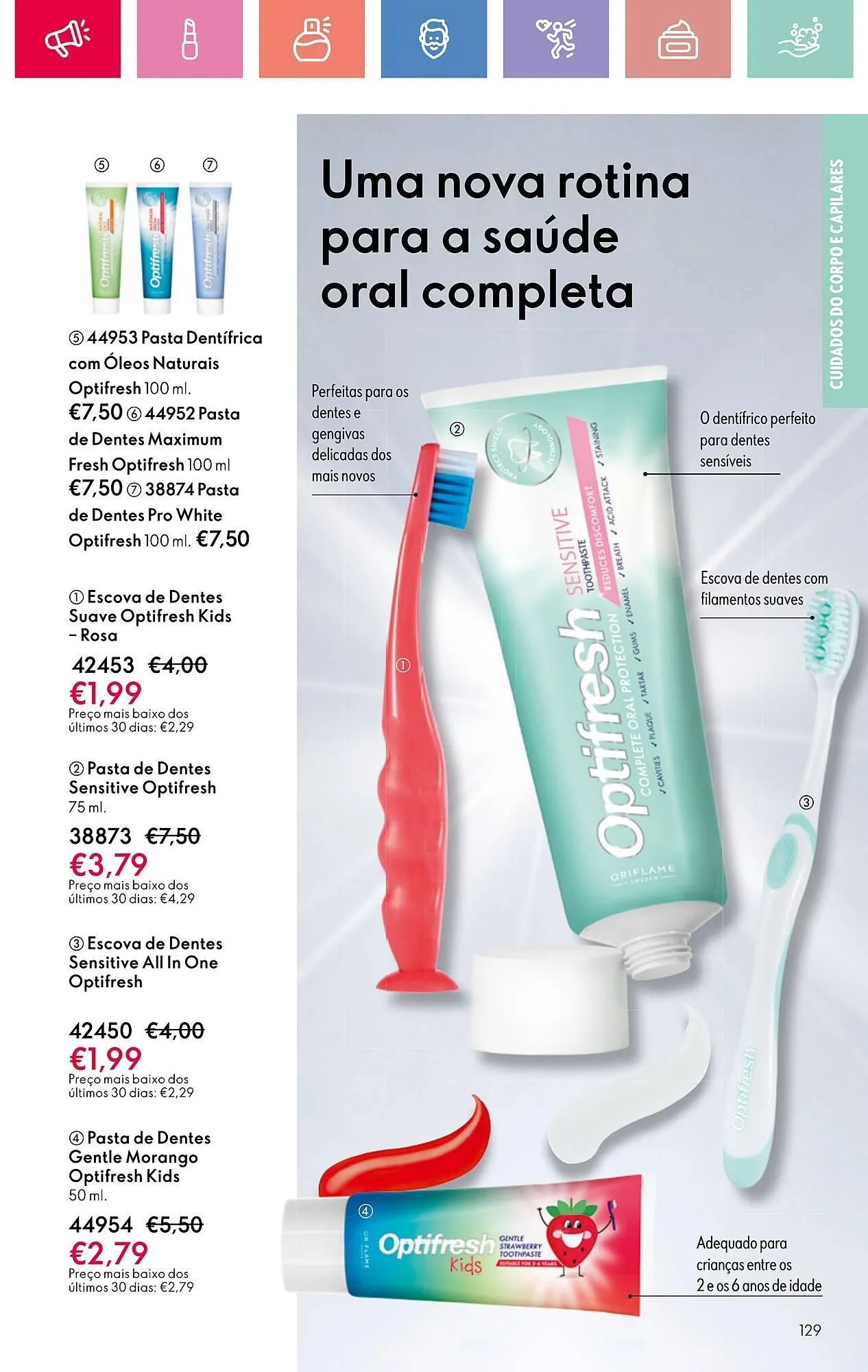 Folheto Folheto Oriflame de 13 de abril até 3 de maio 2025 - Pagina 129