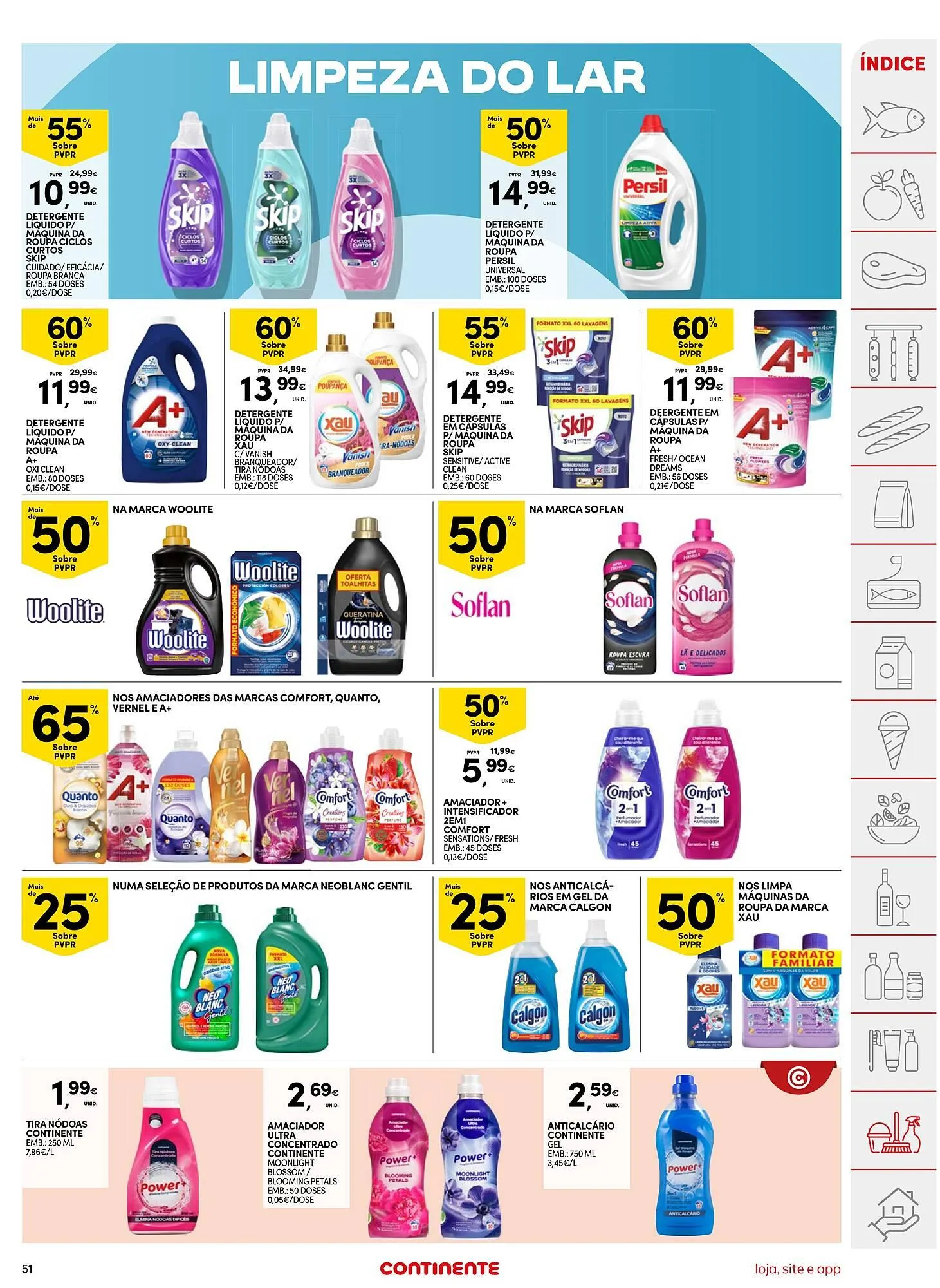 Folheto Folheto Continente de 10 de março até 16 de março 2026 - Pagina 51