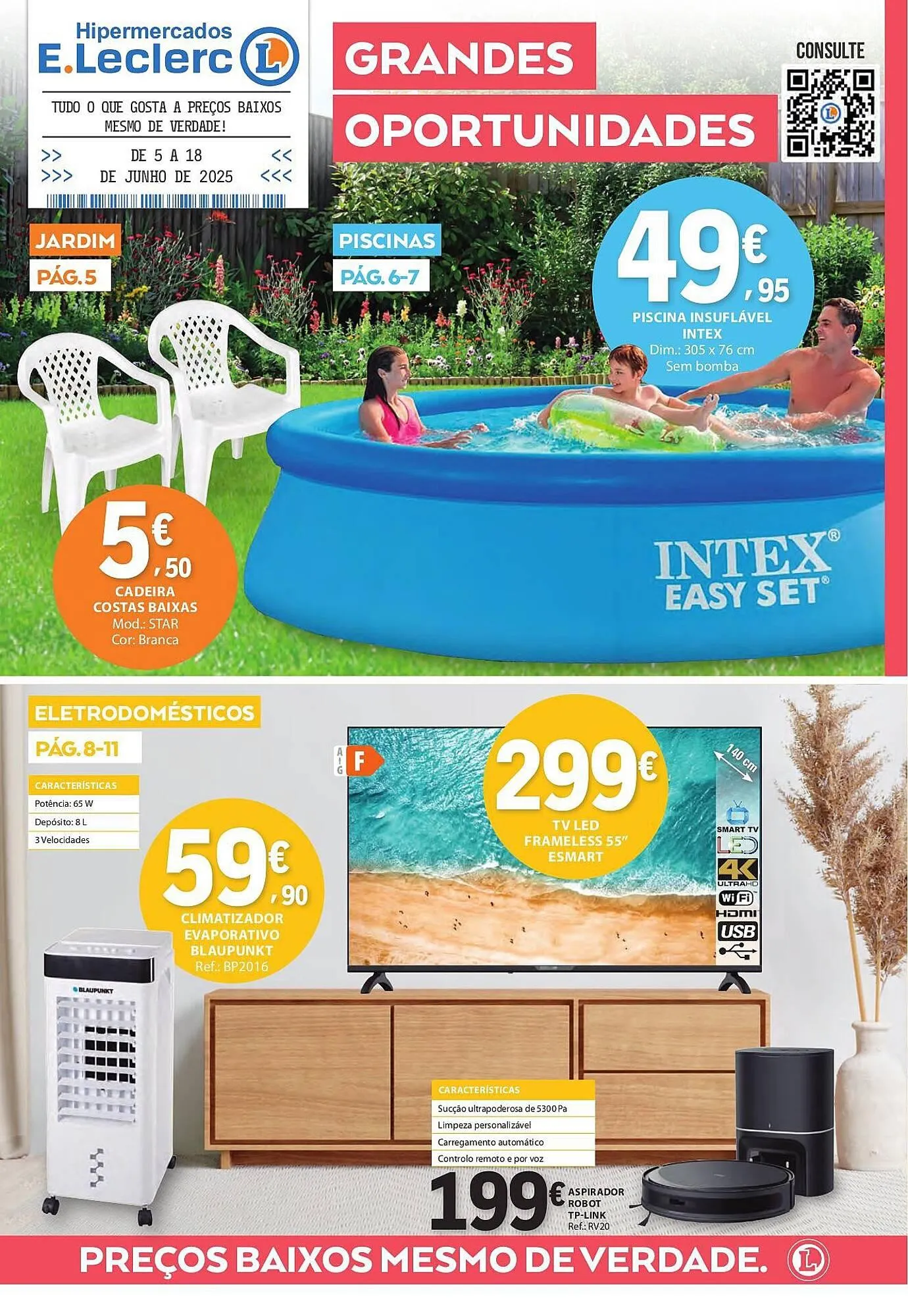Folheto Folheto E.Leclerc de 5 de junho até 18 de junho 2025 - Pagina 1