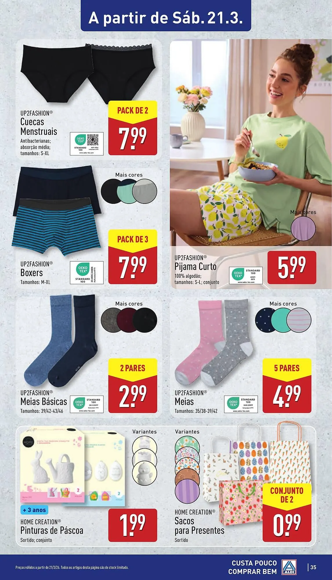 Folheto Folheto ALDI de 16 de março até 22 de março 2026 - Pagina 35
