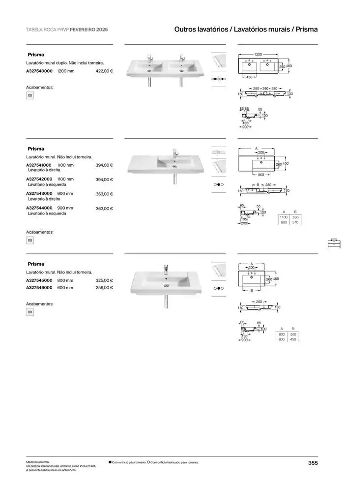Folheto Soluções de Banho  de 6 de janeiro até 31 de dezembro 2025 - Pagina 357