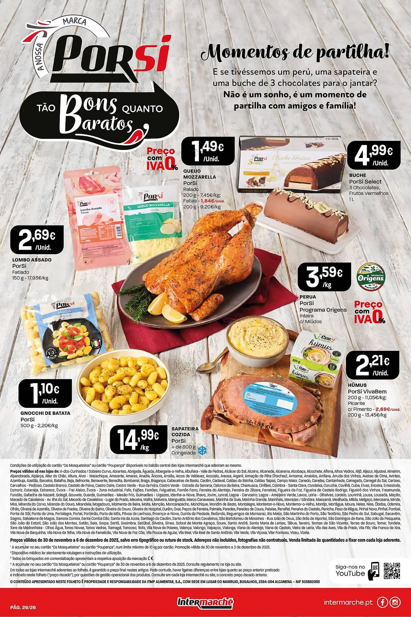 Folheto Folheto Intermarché Porsi de 30 de novembro até 6 de dezembro 2023 - Pagina 26