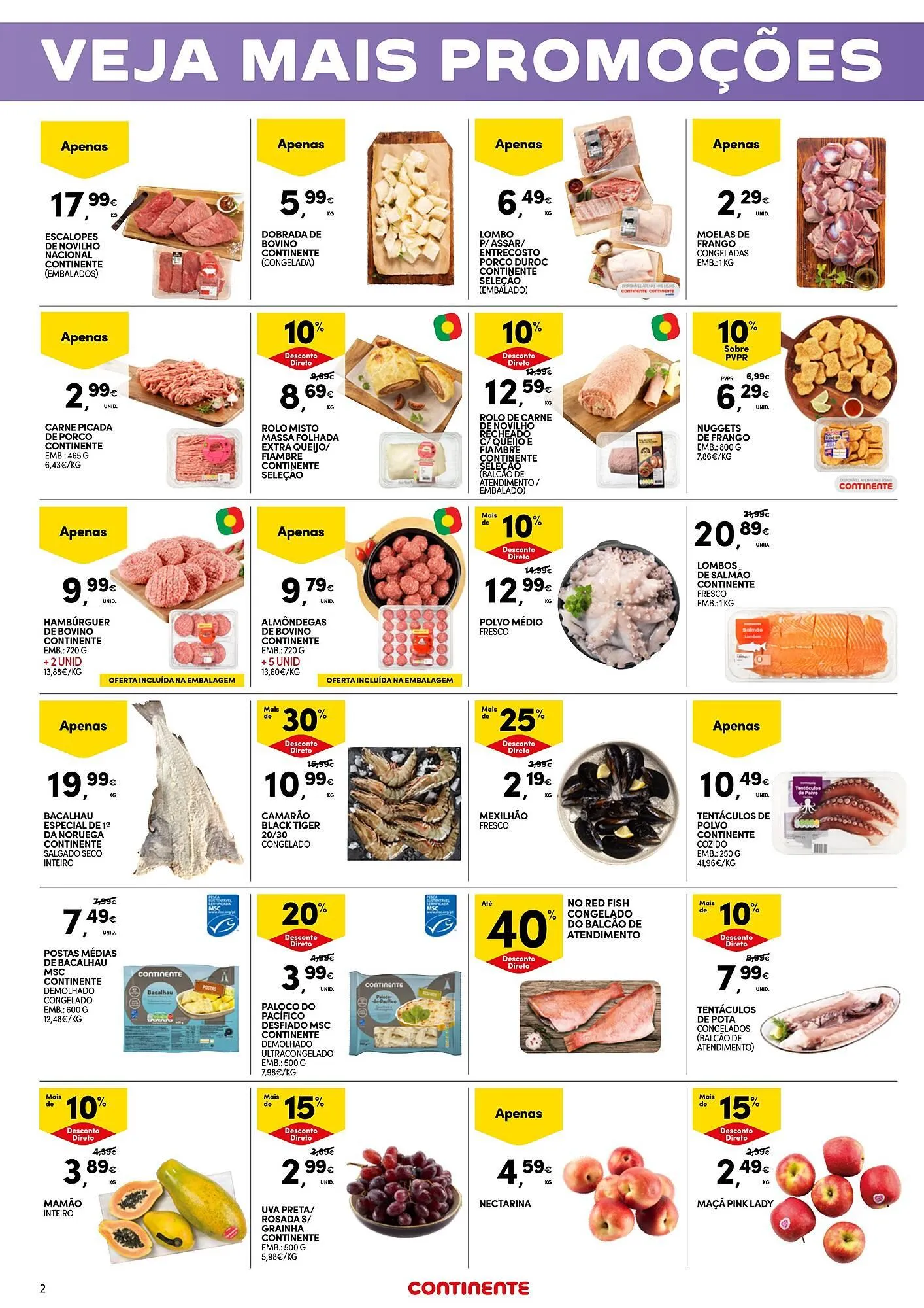Folheto Folheto Continente de 27 de março até 30 de março 2026 - Pagina 2