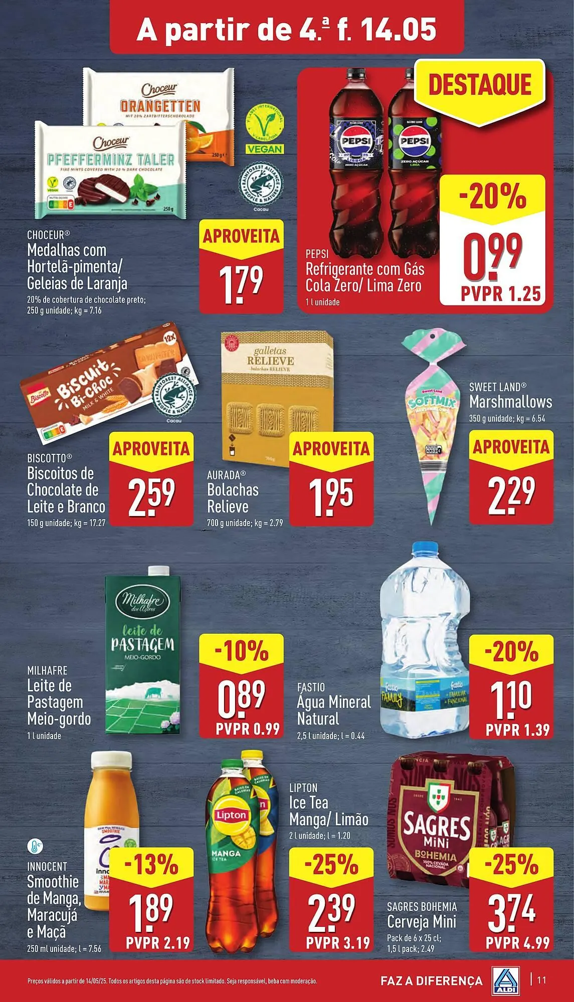 Folheto Folheto ALDI de 14 de maio até 20 de maio 2025 - Pagina 11