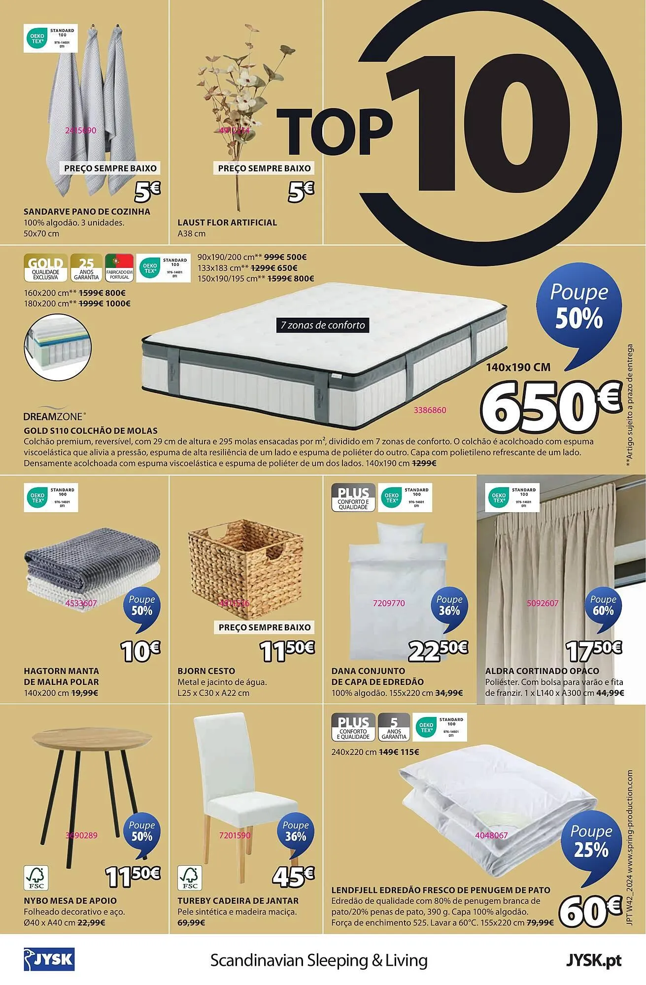 Folheto Folheto JYSK de 17 de outubro até 1 de novembro 2024 - Pagina 8