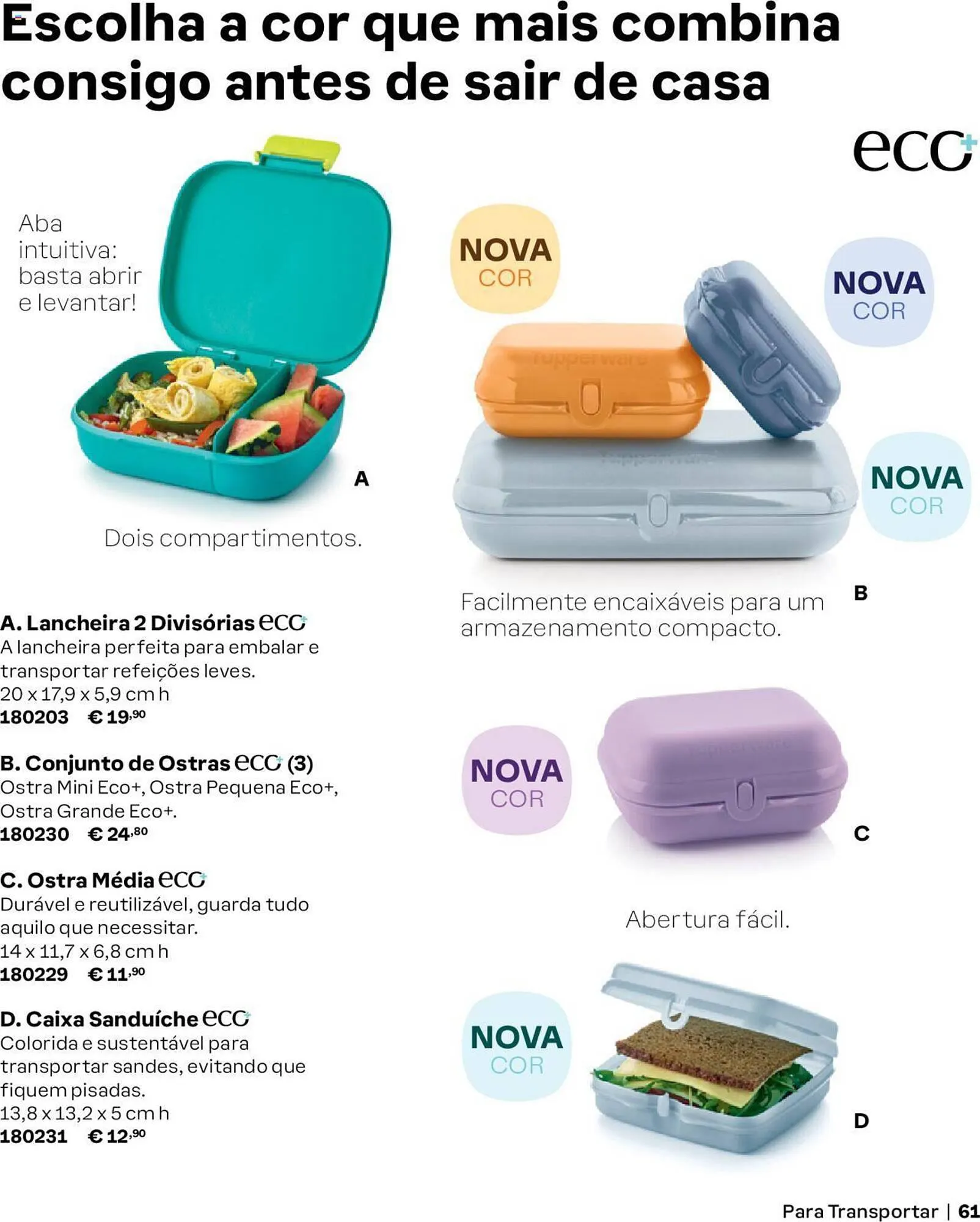 Folheto Folheto Tupperware de 5 de março até 31 de agosto 2024 - Pagina 61