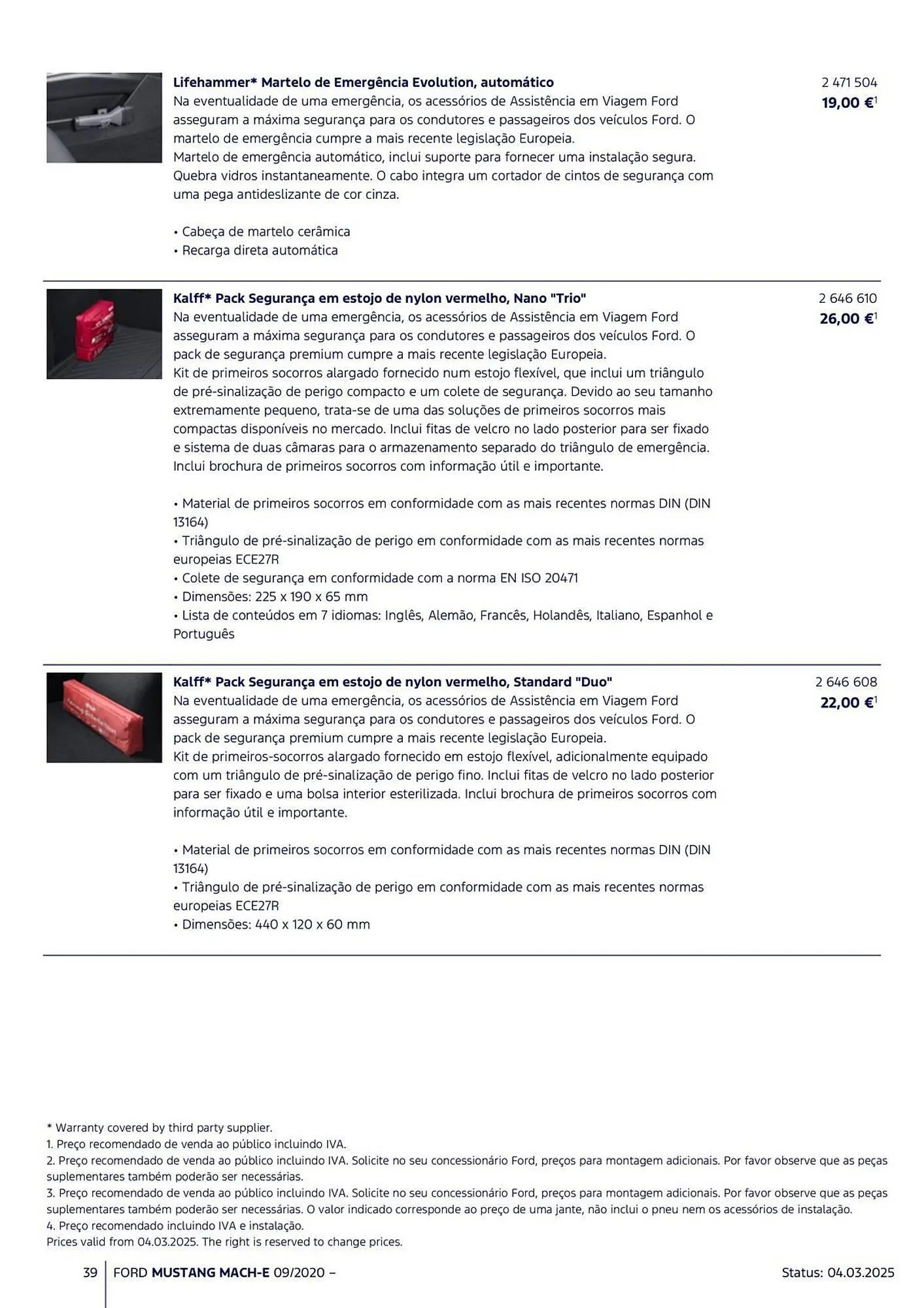 Folheto Folheto Ford de 18 de março até 31 de agosto 2025 - Pagina 39