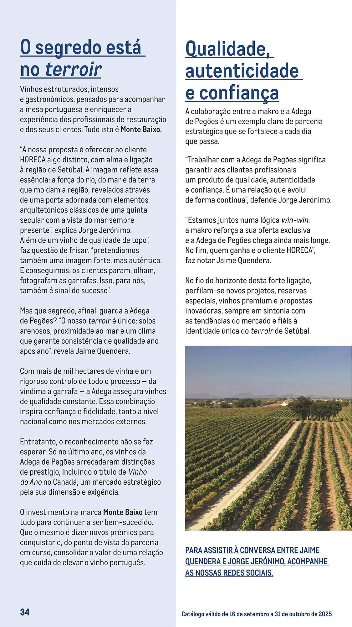 Folheto Catálogo Makro de 16 de setembro até 30 de outubro 2025 - Pagina 34