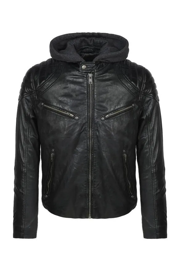 Blusão em pele Zyan
