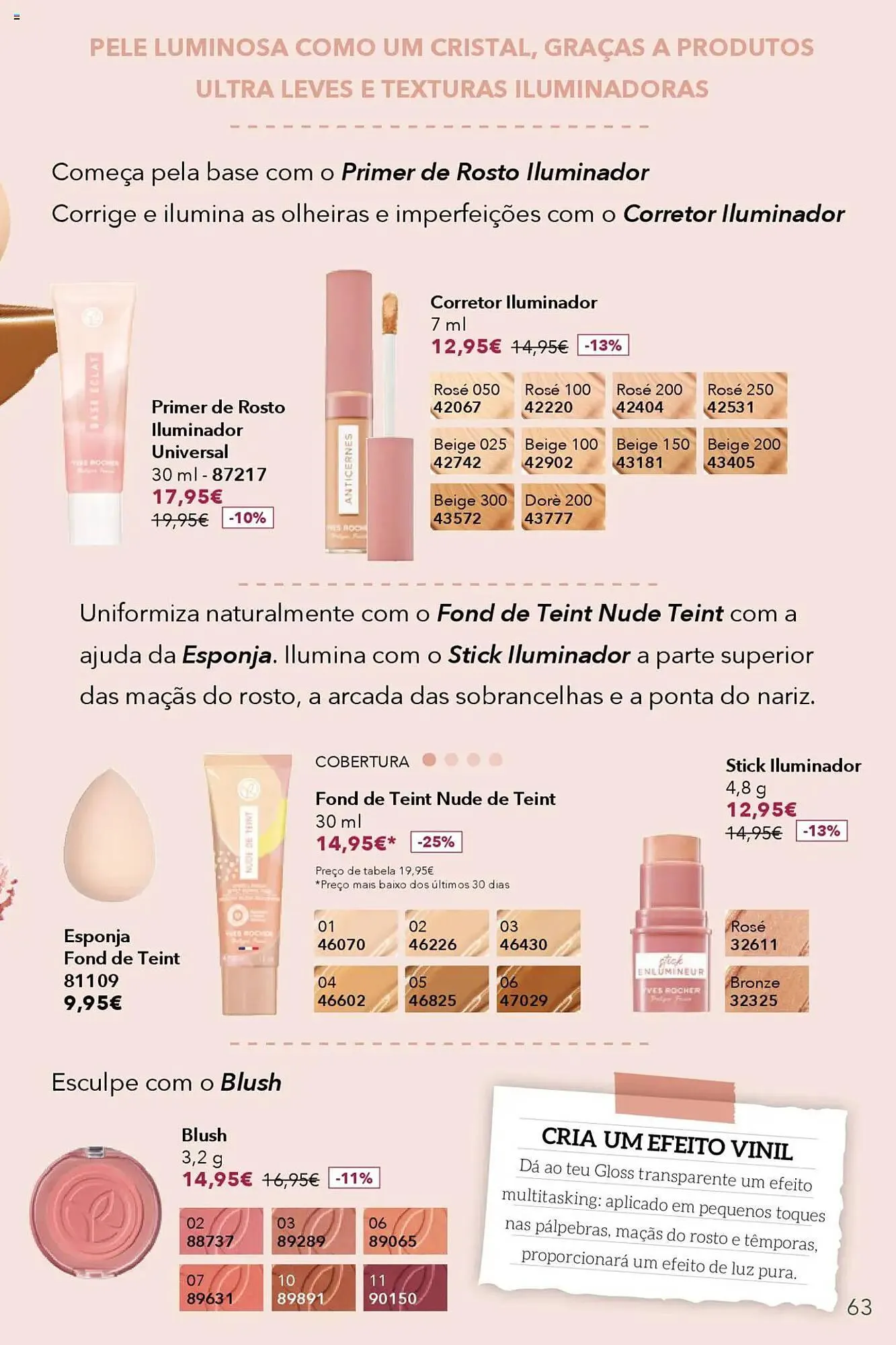 Folheto Folheto Yves Rocher de 30 de janeiro até 26 de fevereiro 2025 - Pagina 63
