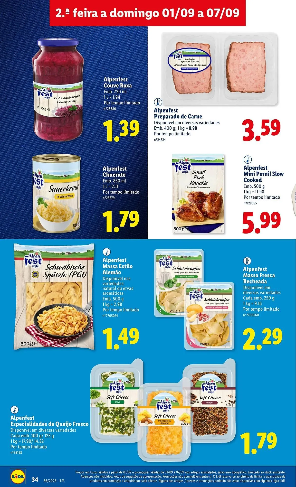 Folheto Folheto Lidl de 1 de setembro até 7 de setembro 2025 - Pagina 34