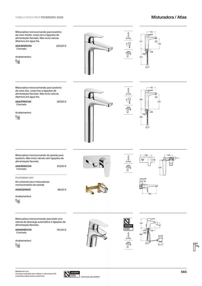 Folheto Soluções de Banho  de 6 de janeiro até 31 de dezembro 2025 - Pagina 567