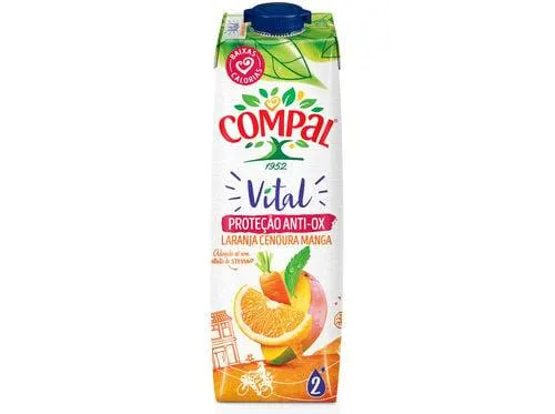 néctar compal vital laranja cenoura e manga 1l