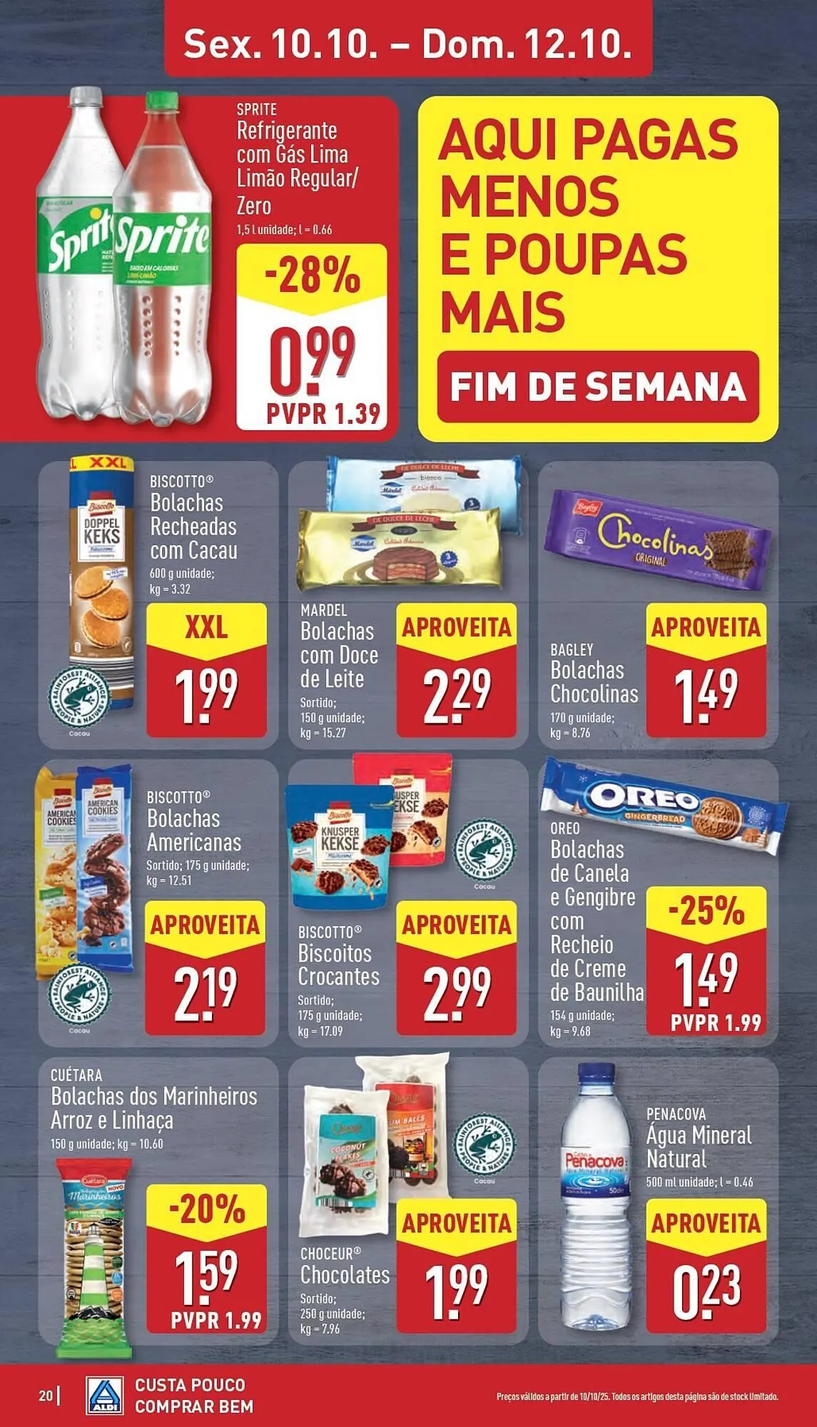 Folheto Folheto ALDI de 6 de outubro até 12 de outubro 2025 - Pagina 20