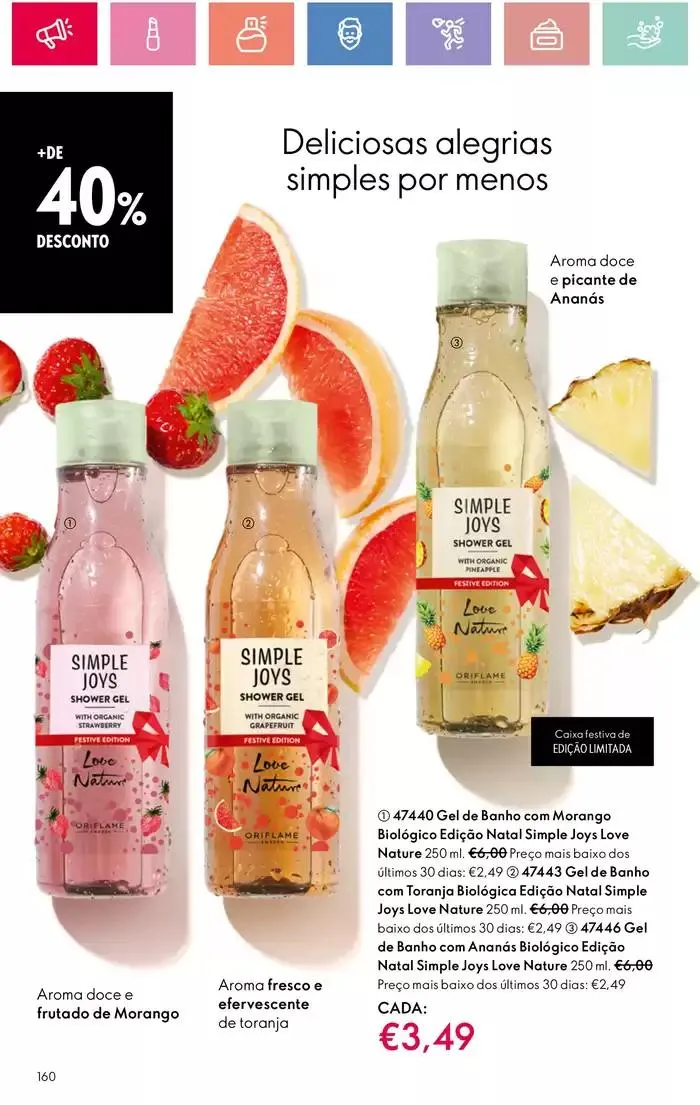 Folheto Folheto Oriflame de 30 de dezembro até 18 de janeiro 2025 - Pagina 160