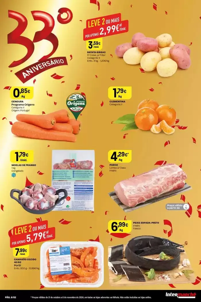 Folheto 33º ANIVERSÁRIO de 31 de outubro até 6 de novembro 2024 - Pagina 6