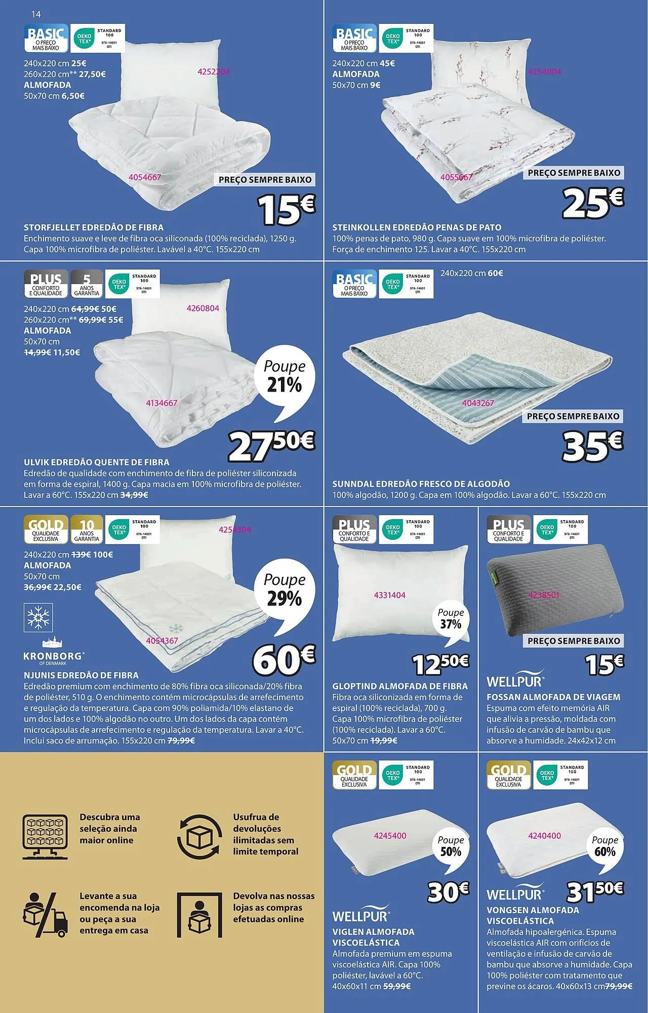 Folheto Folheto JYSK de 20 de março até 30 de abril 2025 - Pagina 14