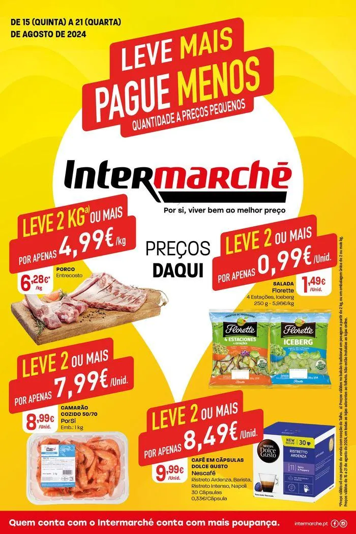 Folheto Folheto Super e Contact de 15 de agosto até 21 de agosto 2024 - Pagina 1