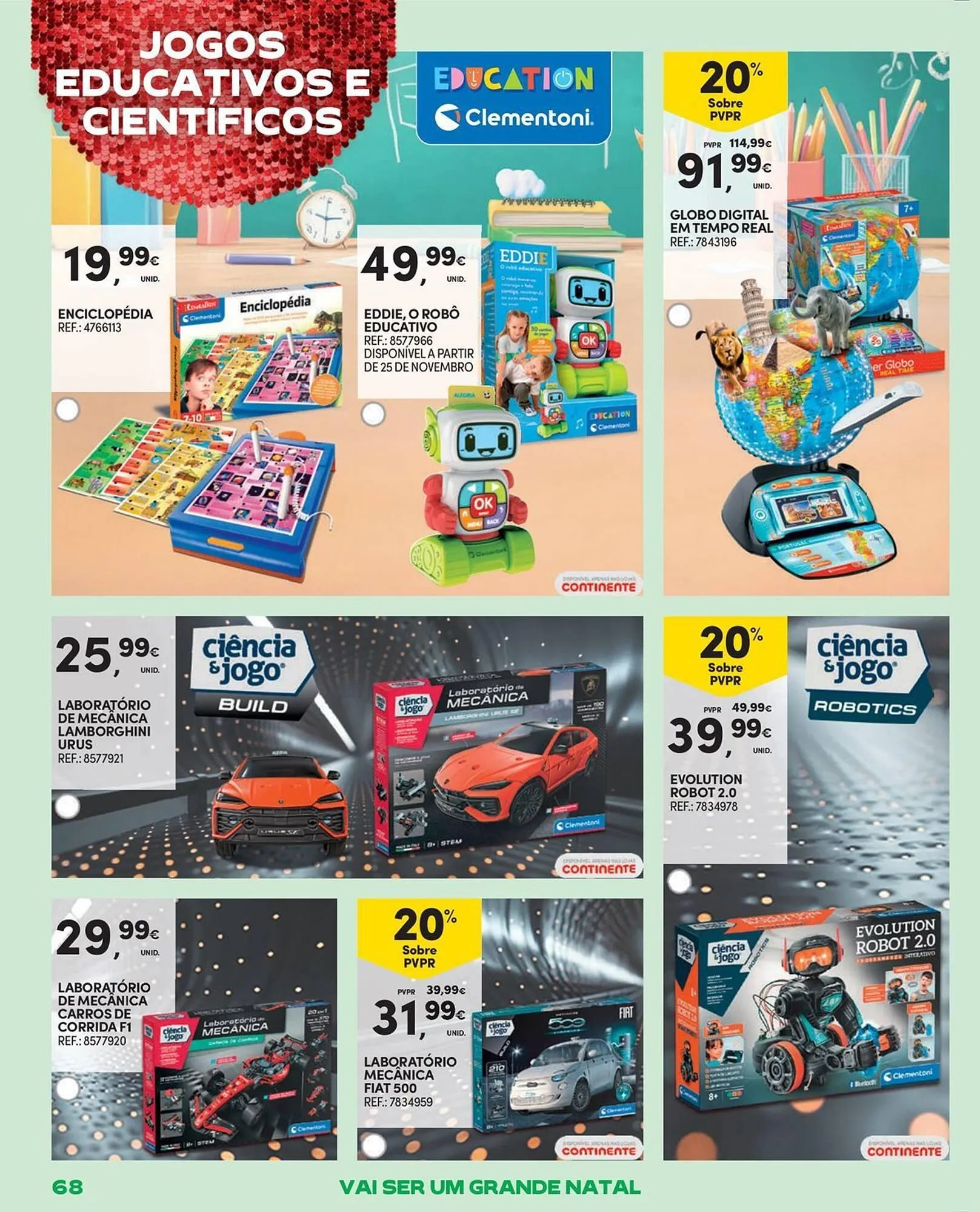 Folheto Folheto Continente de 13 de novembro até 7 de dezembro 2025 - Pagina 68
