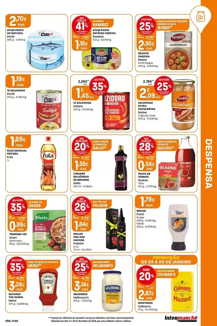 Folheto PREÇOS DAQUI de 23 de janeiro até 29 de janeiro 2025 - Pagina 17
