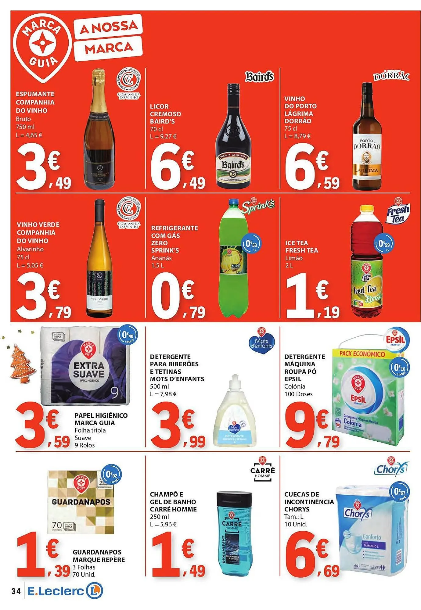 Folheto Folheto E.Leclerc de 13 de novembro até 19 de novembro 2025 - Pagina 34