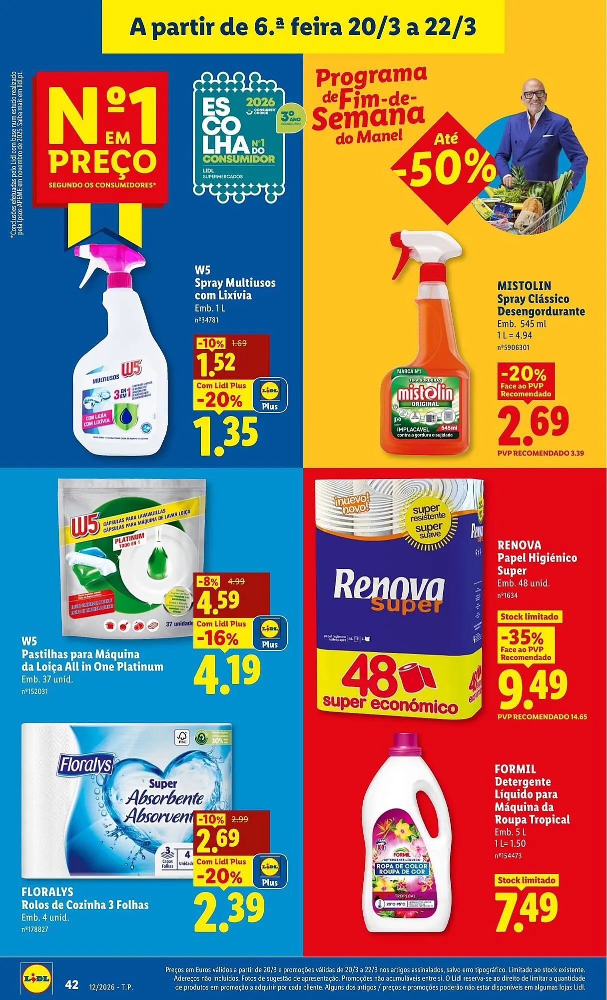 Folheto Folheto Lidl de 16 de março até 22 de março 2026 - Pagina 42