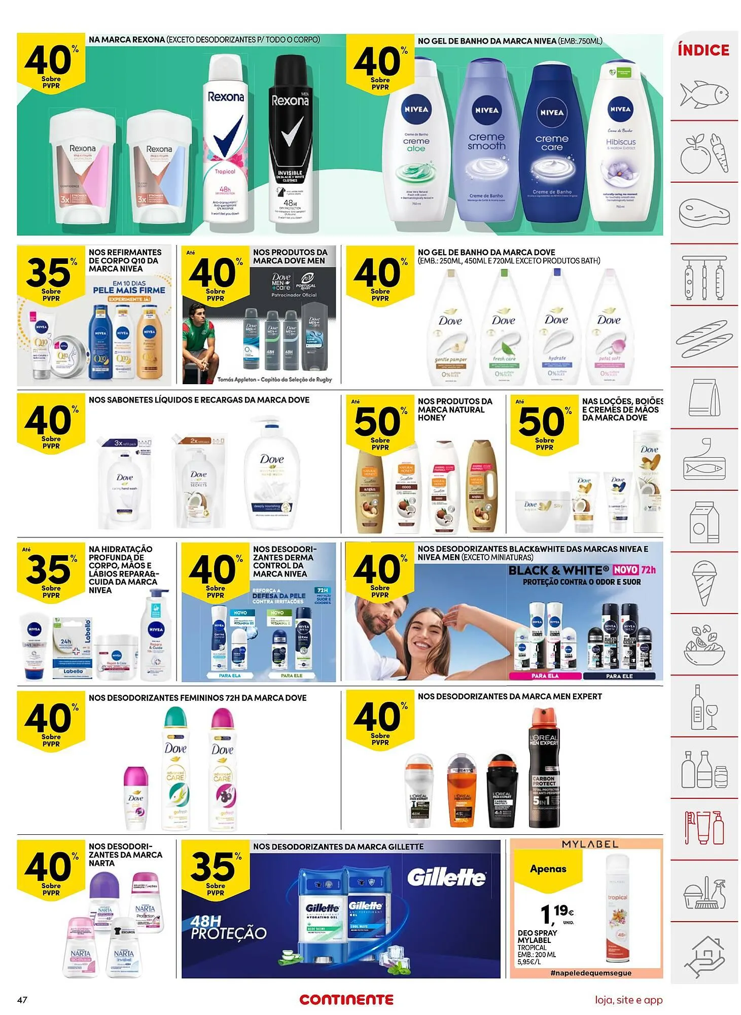 Folheto Folheto Continente de 10 de março até 16 de março 2026 - Pagina 47