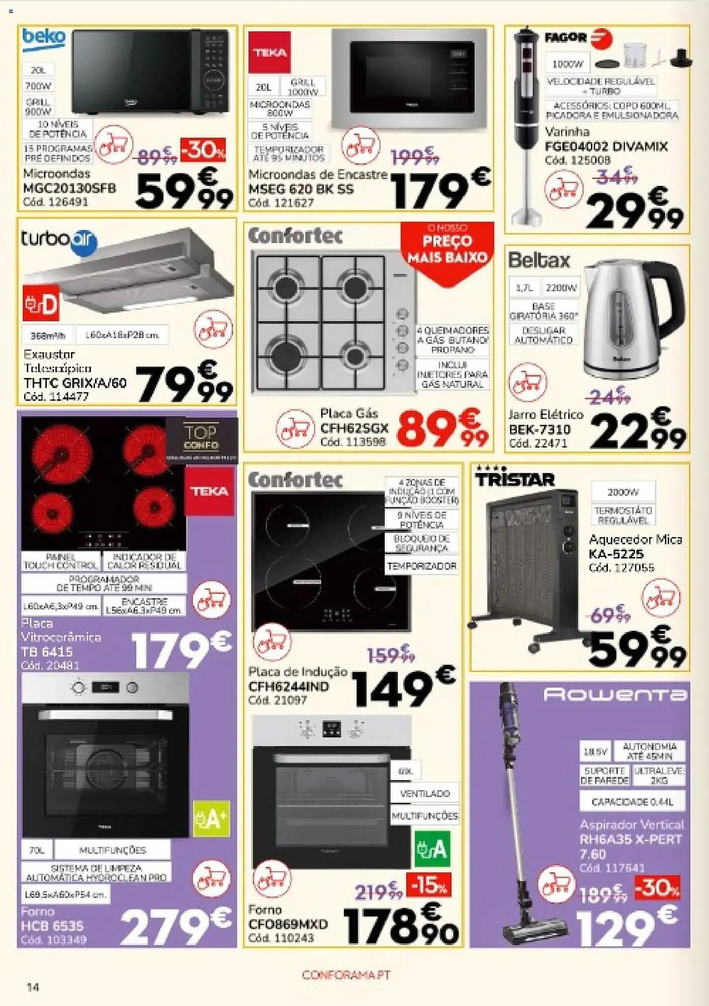 Folheto Folheto Conforama de 18 de dezembro até 1 de janeiro 2026 - Pagina 14