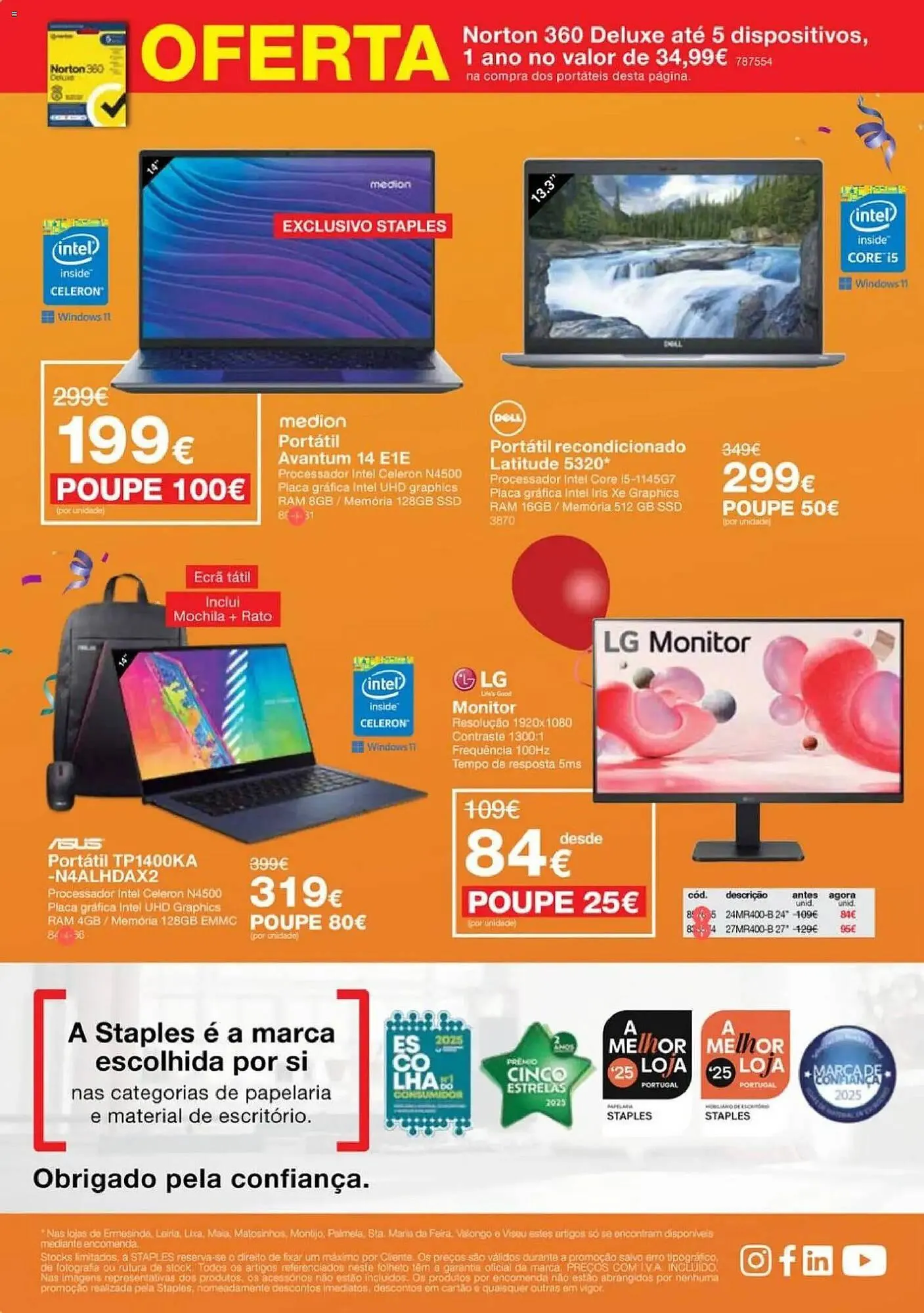 Folheto Folheto Staples de 6 de novembro até 20 de novembro 2025 - Pagina 16