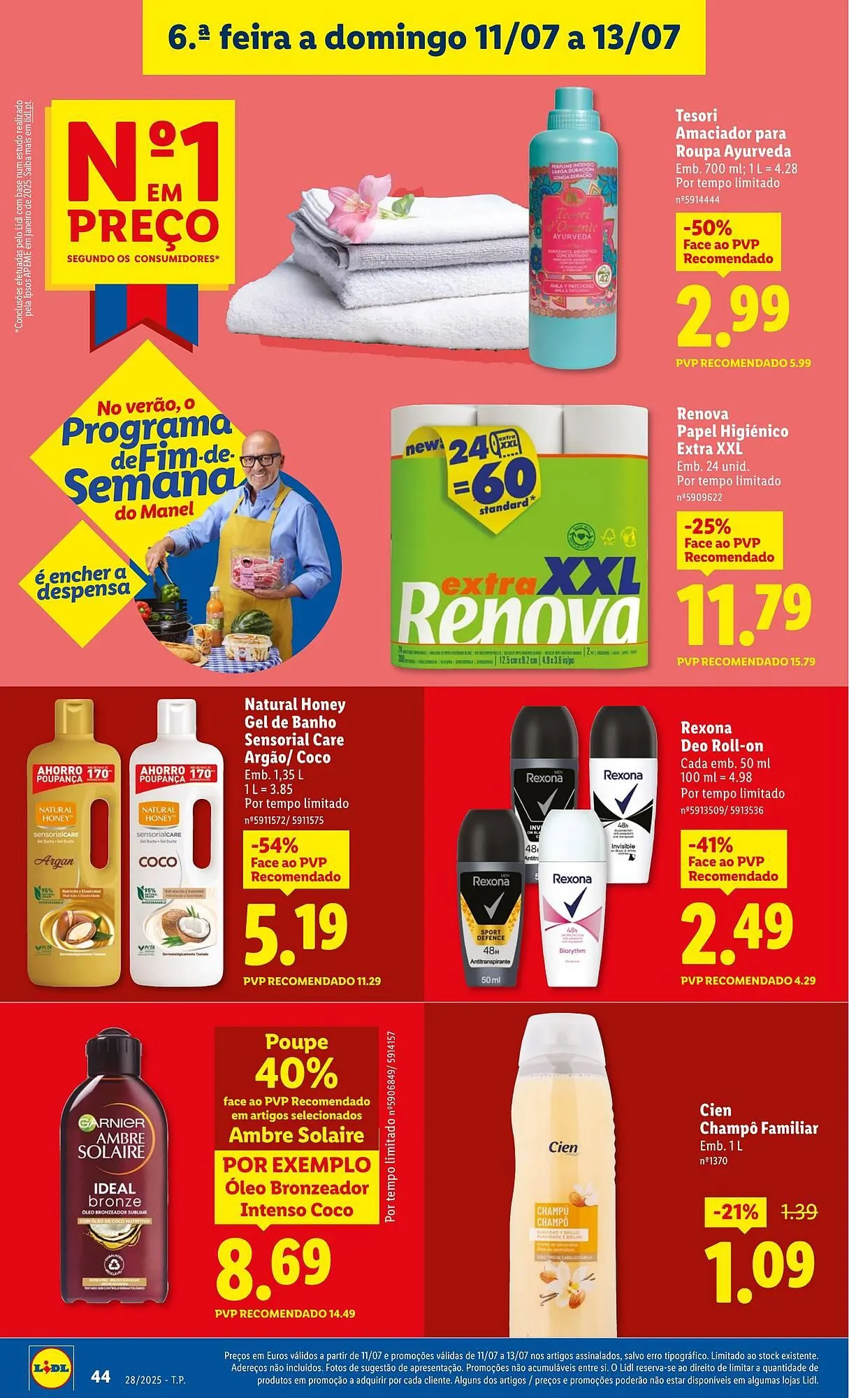 Folheto Folheto Lidl de 7 de julho até 13 de julho 2025 - Pagina 44
