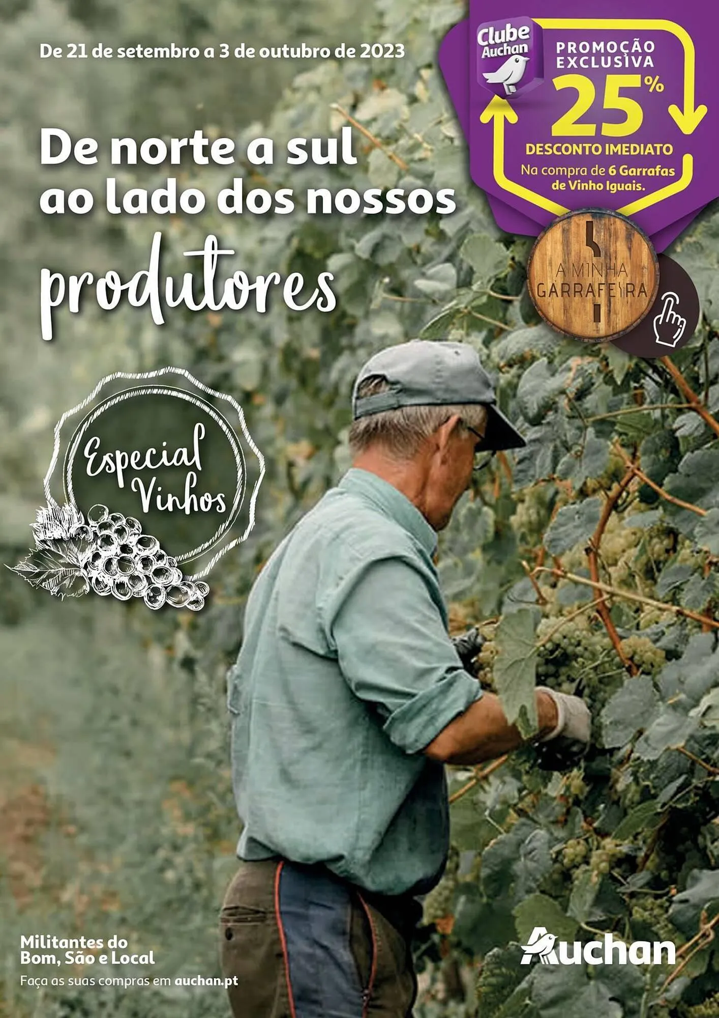 Folheto Folheto Auchan de 21 de setembro até 3 de outubro 2023 - Pagina 1