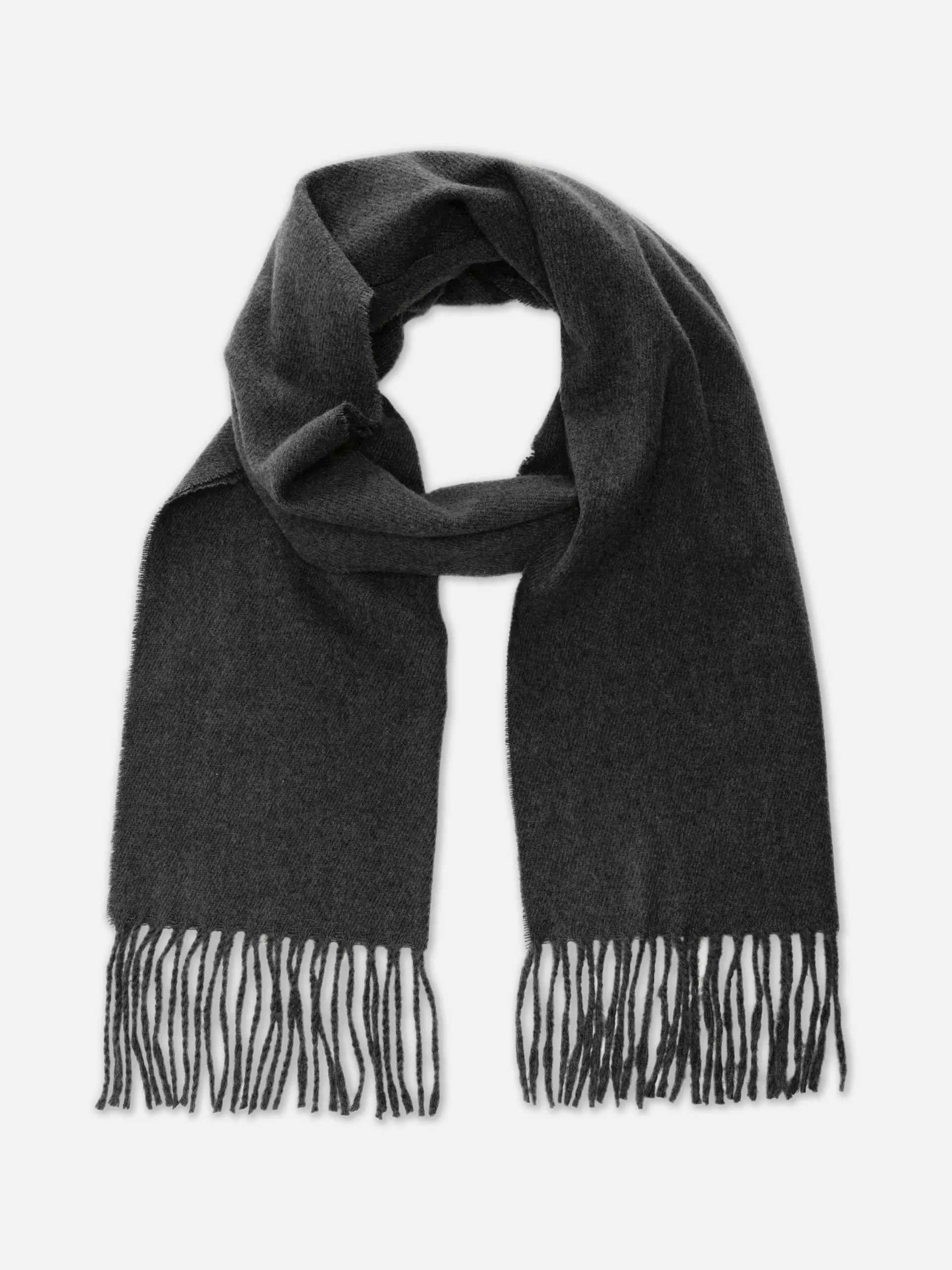 Cachecol tecido franja