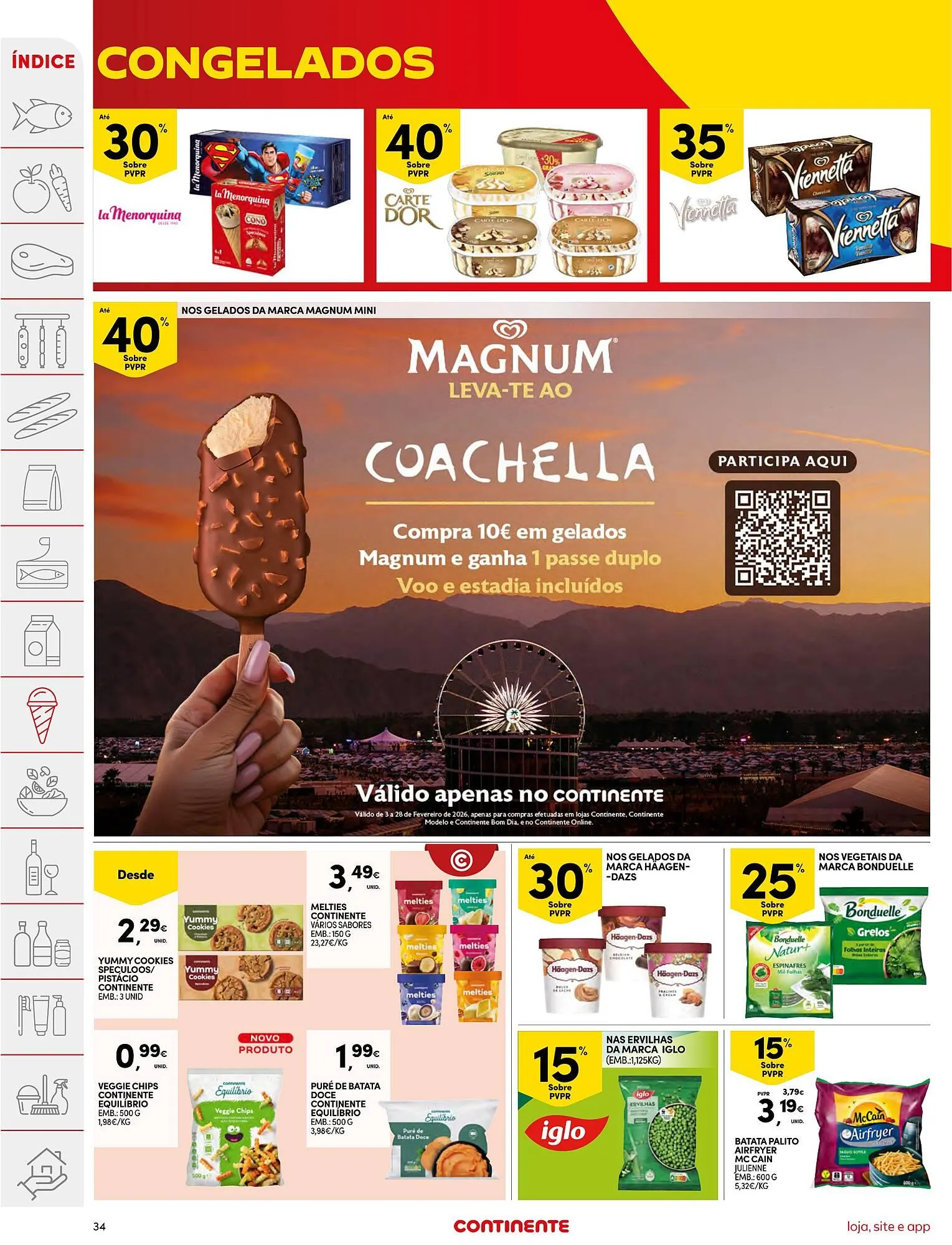 Folheto Folheto Continente de 10 de fevereiro até 16 de fevereiro 2026 - Pagina 34