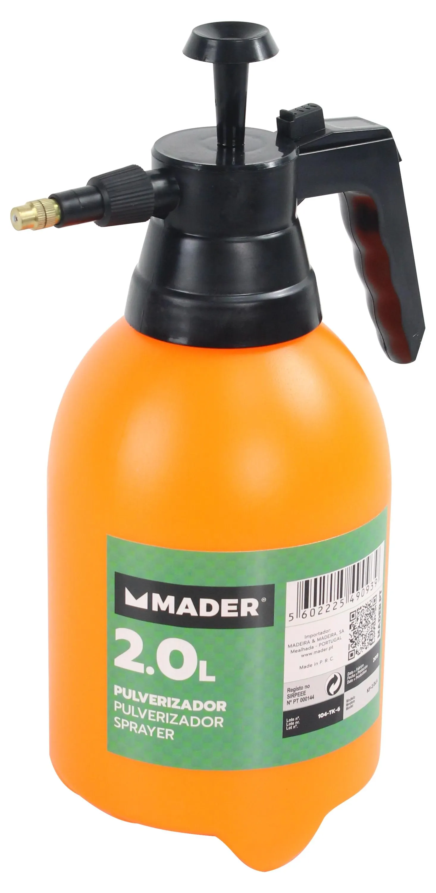 Pulverizador, 2L, Ponteira em Latão - MADER® | Garden Tools