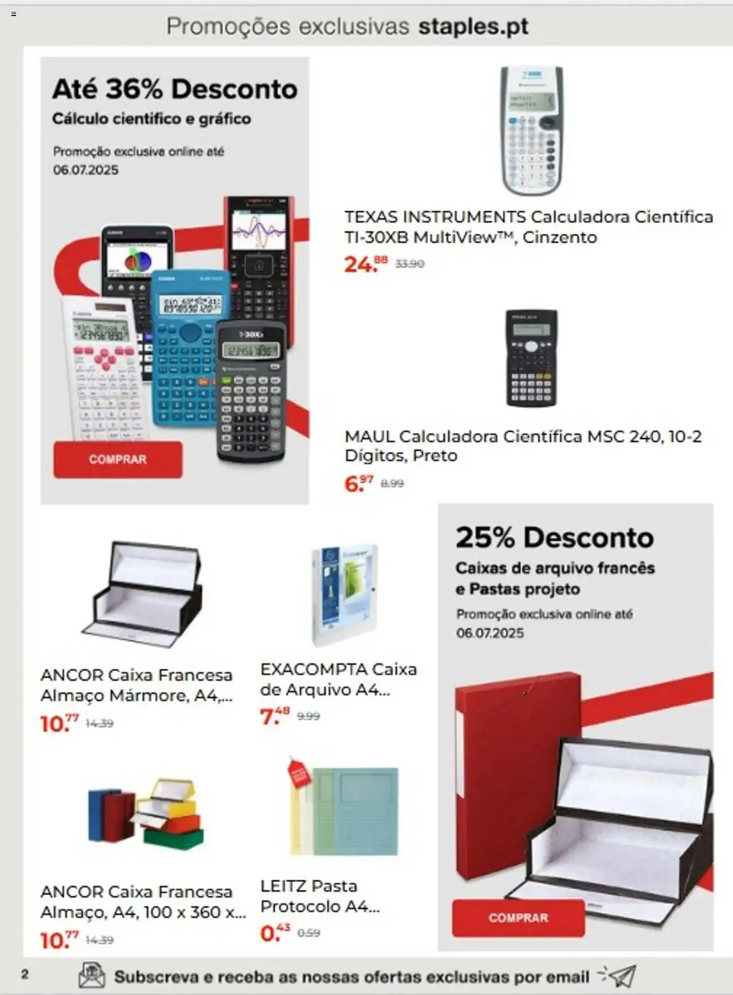 Folheto Folheto Staples de 4 de junho até 7 de julho 2025 - Pagina 2