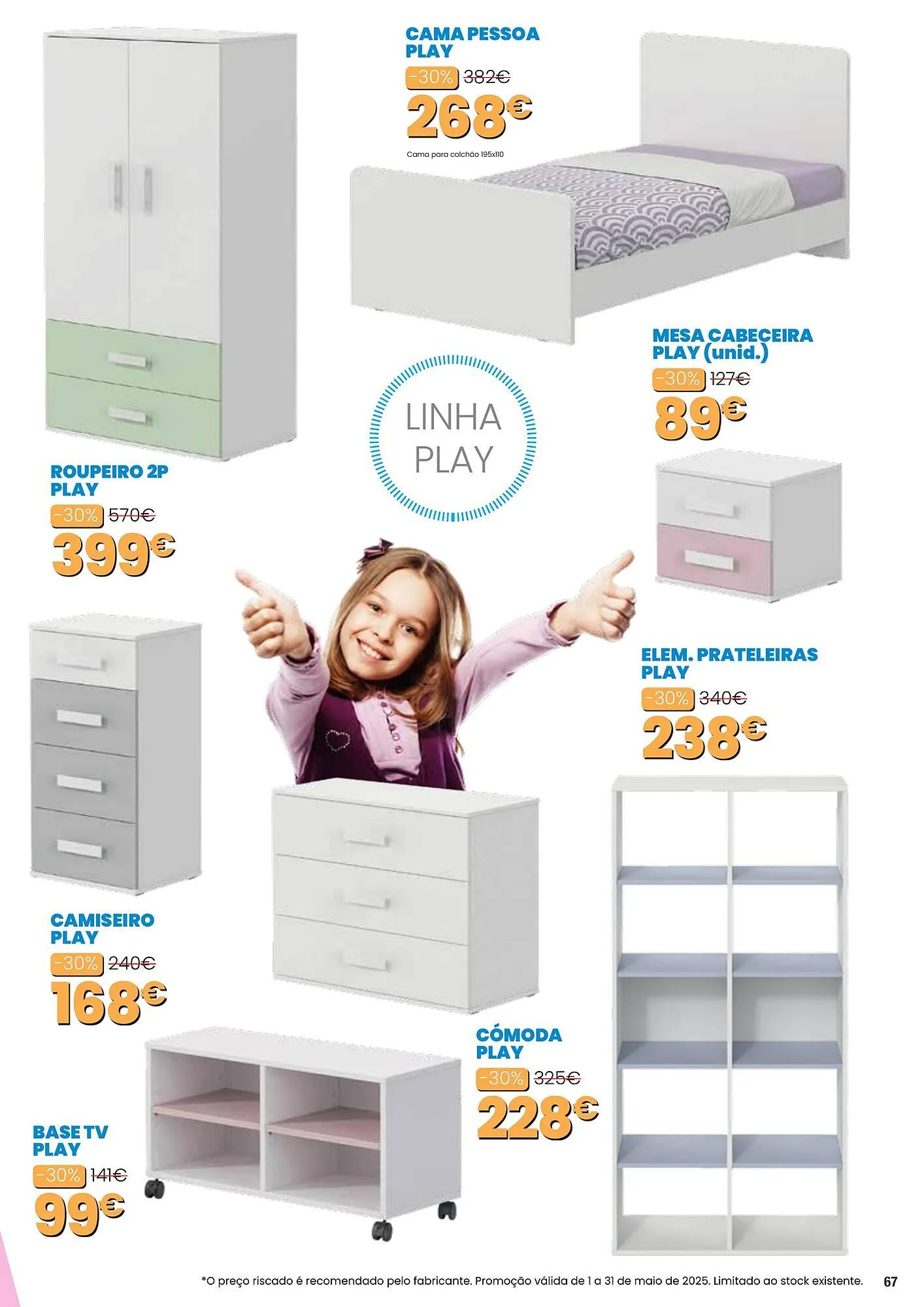 Folheto Folheto Hiper Centro do Móvel de 1 de maio até 31 de maio 2025 - Pagina 67