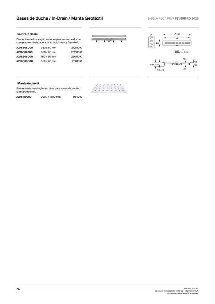 Folheto Soluções de Banho  de 6 de janeiro até 31 de dezembro 2025 - Pagina 78
