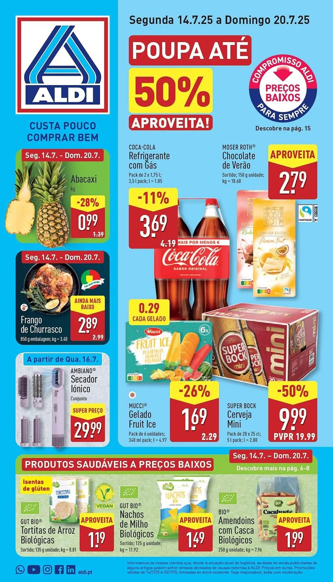 Folheto Folheto ALDI de 14 de julho até 20 de julho 2025 - Pagina 1