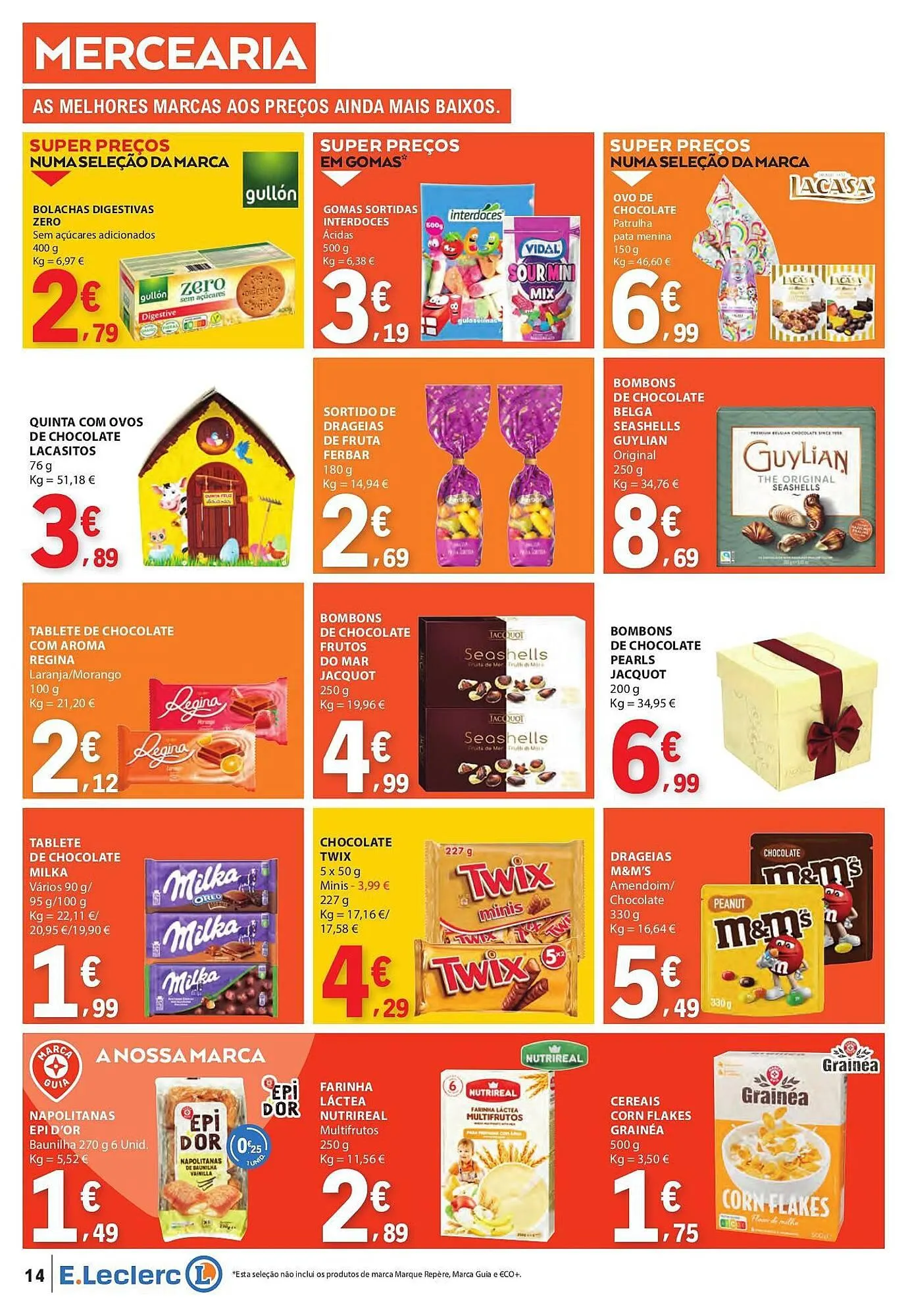 Folheto Folheto E.Leclerc de 12 de março até 18 de março 2026 - Pagina 14