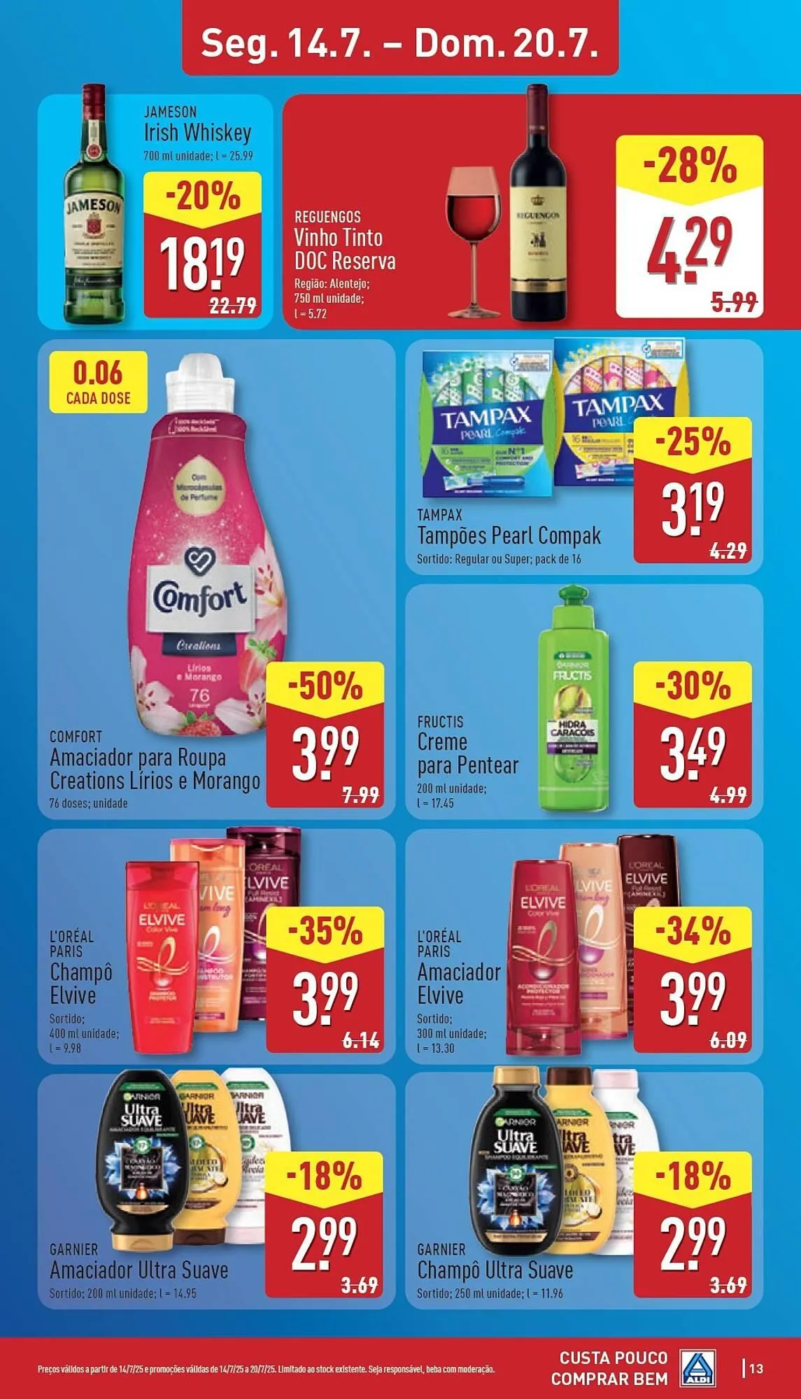 Folheto Folheto ALDI de 14 de julho até 20 de julho 2025 - Pagina 13