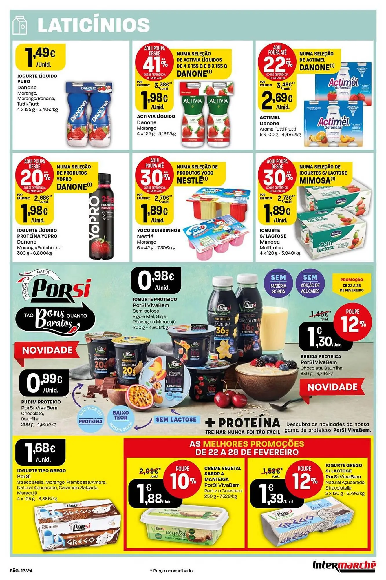 Folheto Folheto Intermarché de 22 de fevereiro até 28 de fevereiro 2024 - Pagina 12