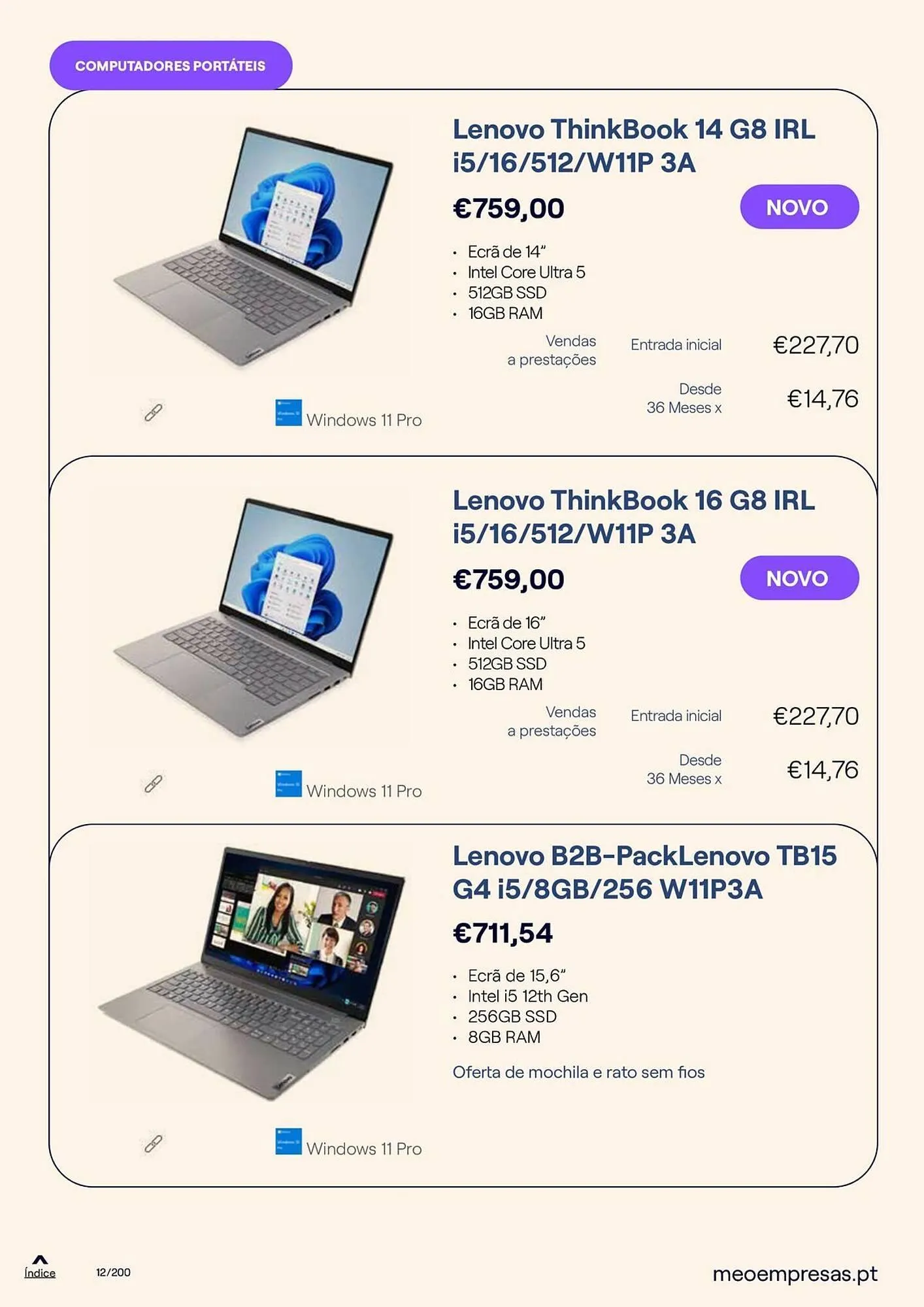 Folheto Catálogo MEO de 25 de setembro até 30 de setembro 2025 - Pagina 12