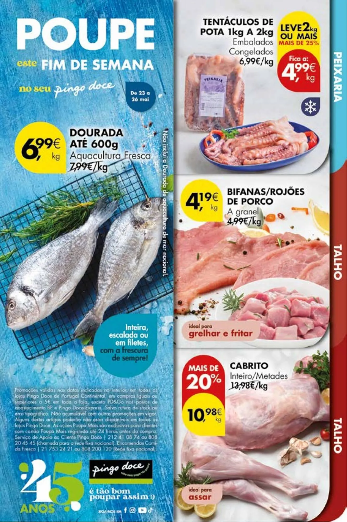 Folheto Folheto Pingo Doce de 23 de maio até 26 de maio 2025 - Pagina 1