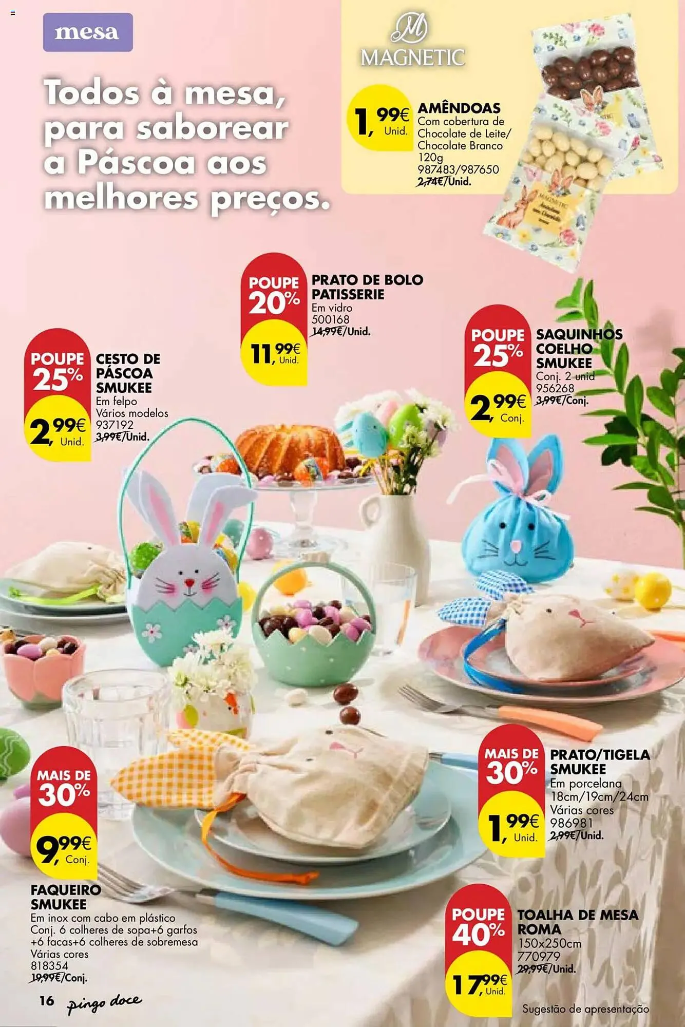 Folheto Folheto Pingo Doce de 18 de março até 21 de abril 2025 - Pagina 16