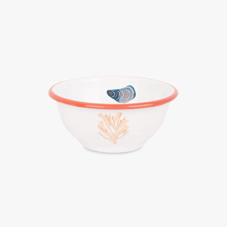 Tigela coral esmalte D13,5cm UNDER THE SEA