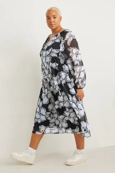 Chiffon dress - floral