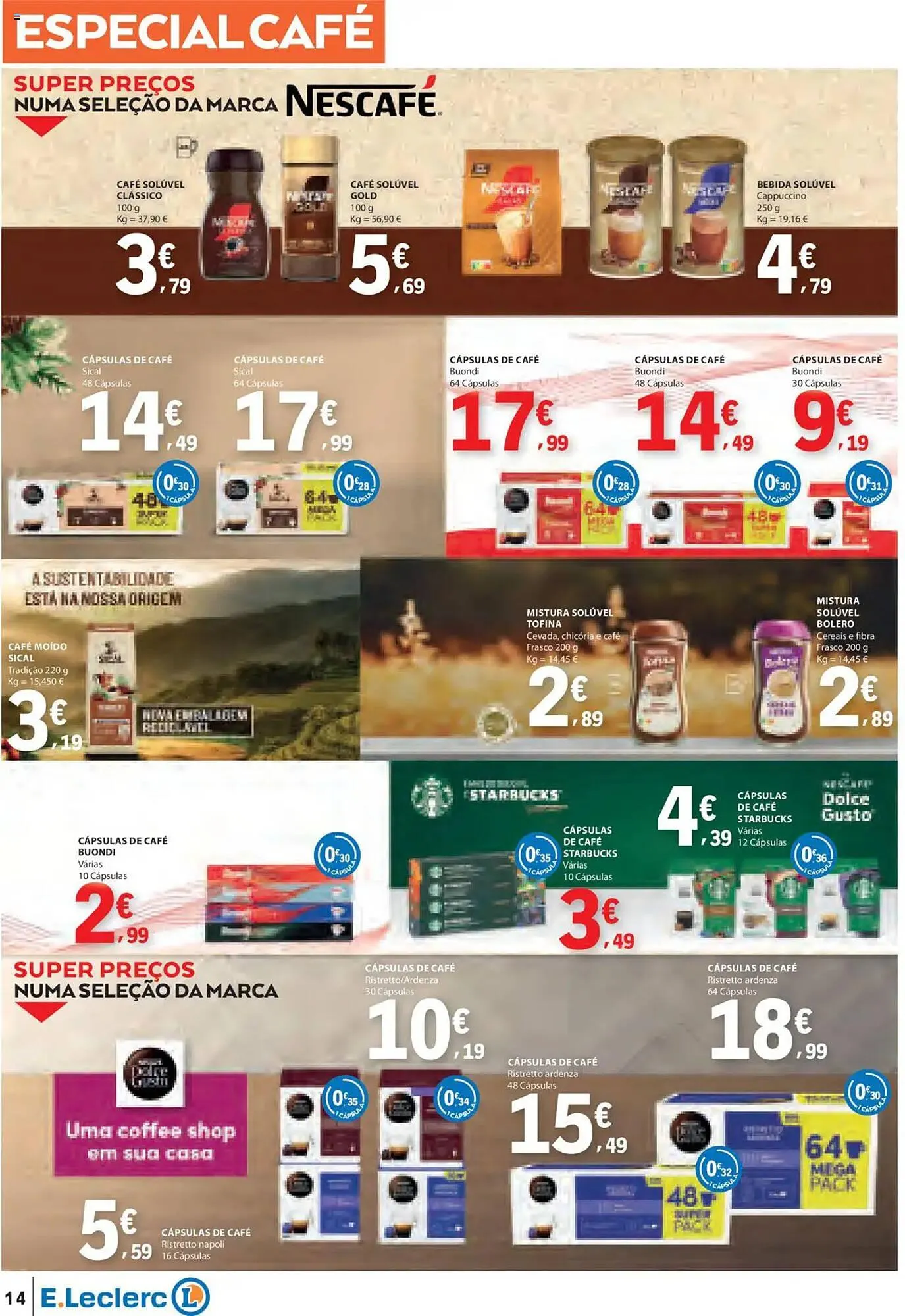 Folheto Folheto E.Leclerc de 27 de março até 2 de abril 2025 - Pagina 14