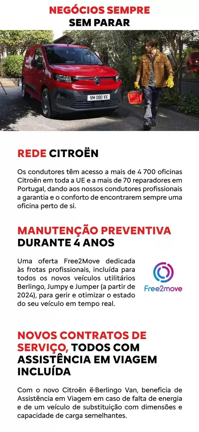 Folheto Catálogo Citroen Novo ë-Berlingo Van de 20 de novembro até 20 de novembro 2025 - Pagina 8