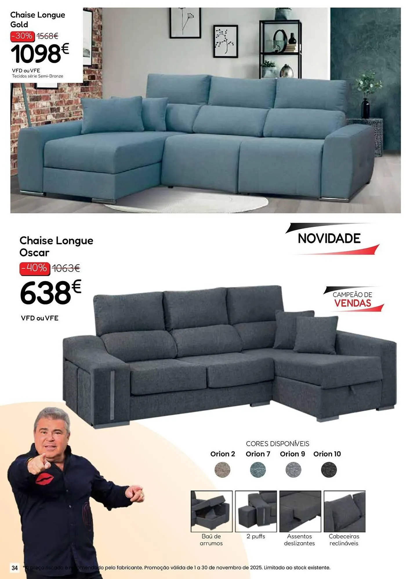 Folheto Folheto Hiper Centro do Móvel de 4 de novembro até 30 de novembro 2025 - Pagina 34