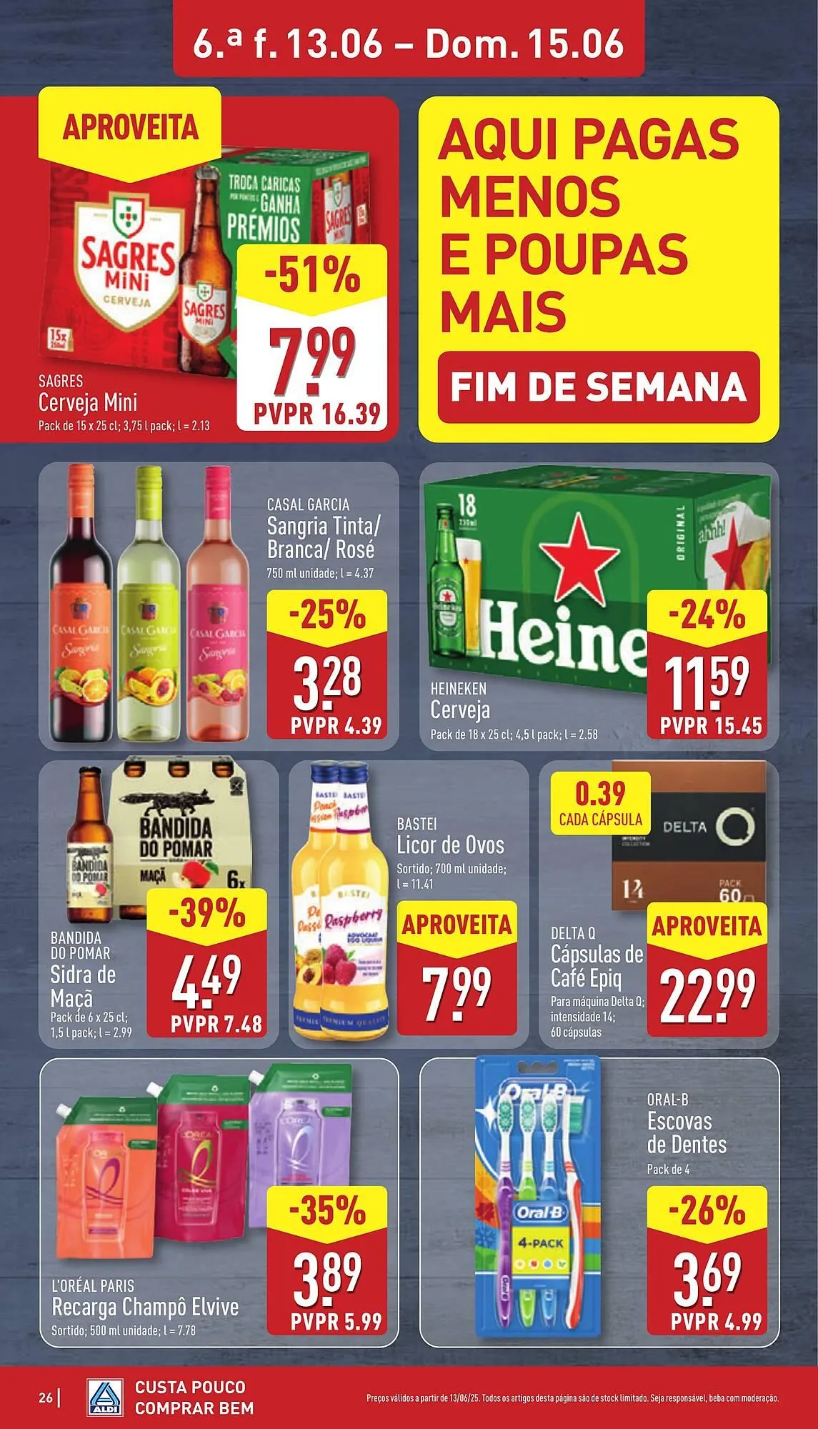 Folheto Folheto ALDI de 9 de junho até 15 de junho 2025 - Pagina 26
